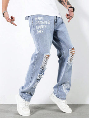 Calça Jeans Desfiado