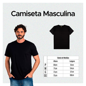 Kit 6 Camisetas Básicas Masculina 100% Algodão