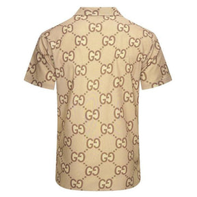 CAMISA GUCCI BOWLING PINEAPPLE GG CANVAS - Artigo de grife