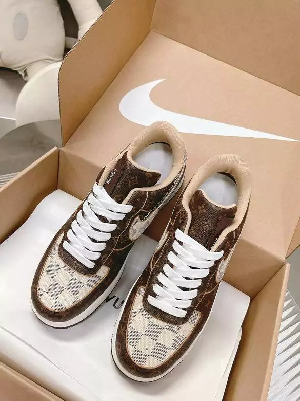 Louis Vuiton x Nike Air Force 1 - Virgil Abloh - Artigo de grife