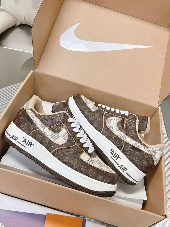 Louis Vuiton x Nike Air Force 1 - Virgil Abloh - Artigo de grife