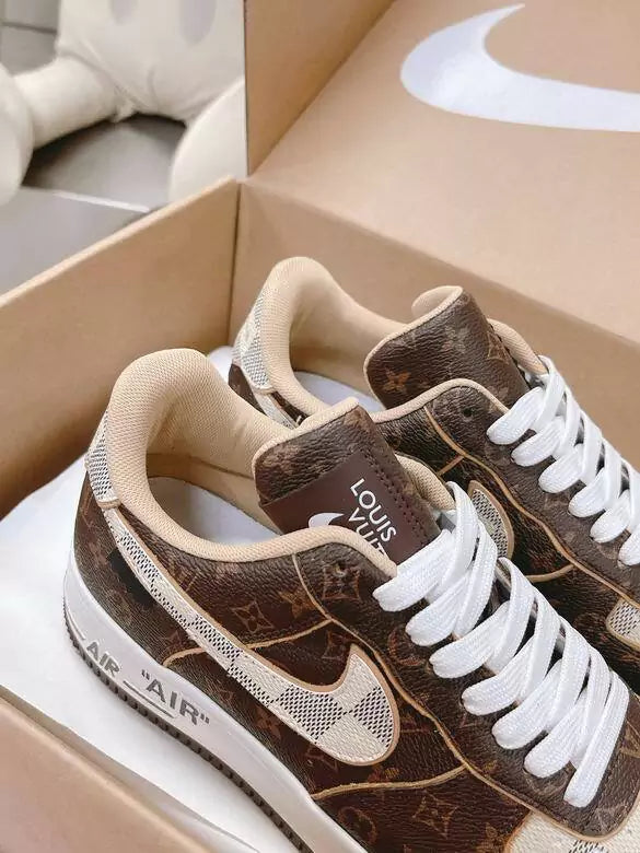 Louis Vuiton x Nike Air Force 1 - Virgil Abloh - Artigo de grife